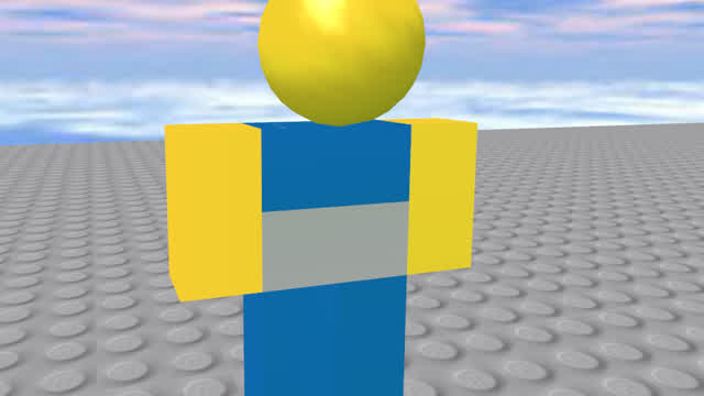 roblox man gets attacked by cube!!!