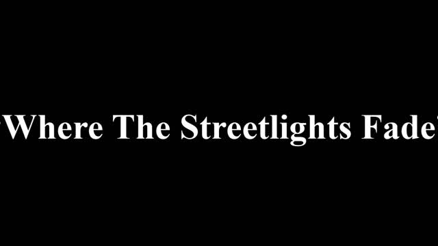 Where The Streetlights Fade (tribute to Daveigh Chase)