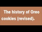 The History of Oreo Cookies (revised)