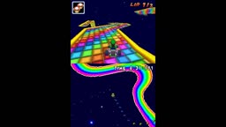 Mario Kart DS Random Hack GBA Rainbow Road with Music