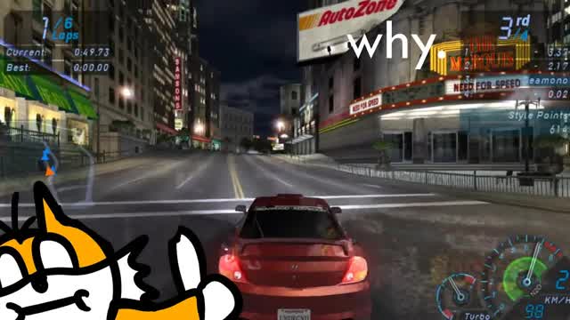 NFS Underground Ep.31 - SIX LAP RACE OF HELL