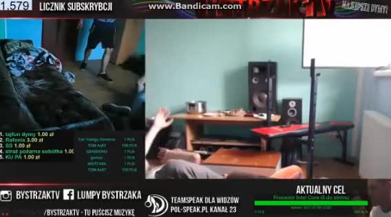 Robimy zadymę u mnie w pokoju TOTALNA PATOLOGIA - BystrzakTV
