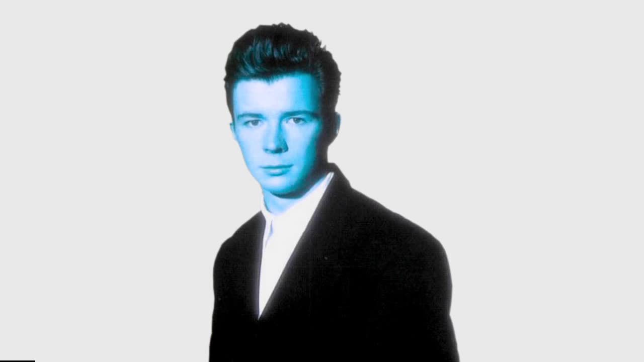 One More Time but Rick Astley is the one singing