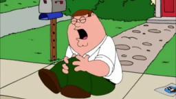Peter Falls and Hurts His Knee
