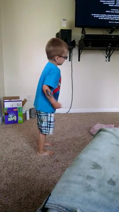 Kid runs into wall, HE DESERVED IT LOL >:D
