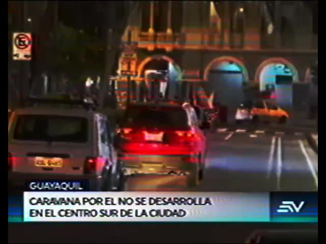 Debate Presidencial y Consulta popular por el NO y Fuerte caravana (Video fuerte)