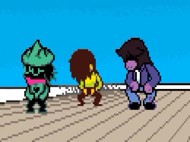 In The Deltarune California End
