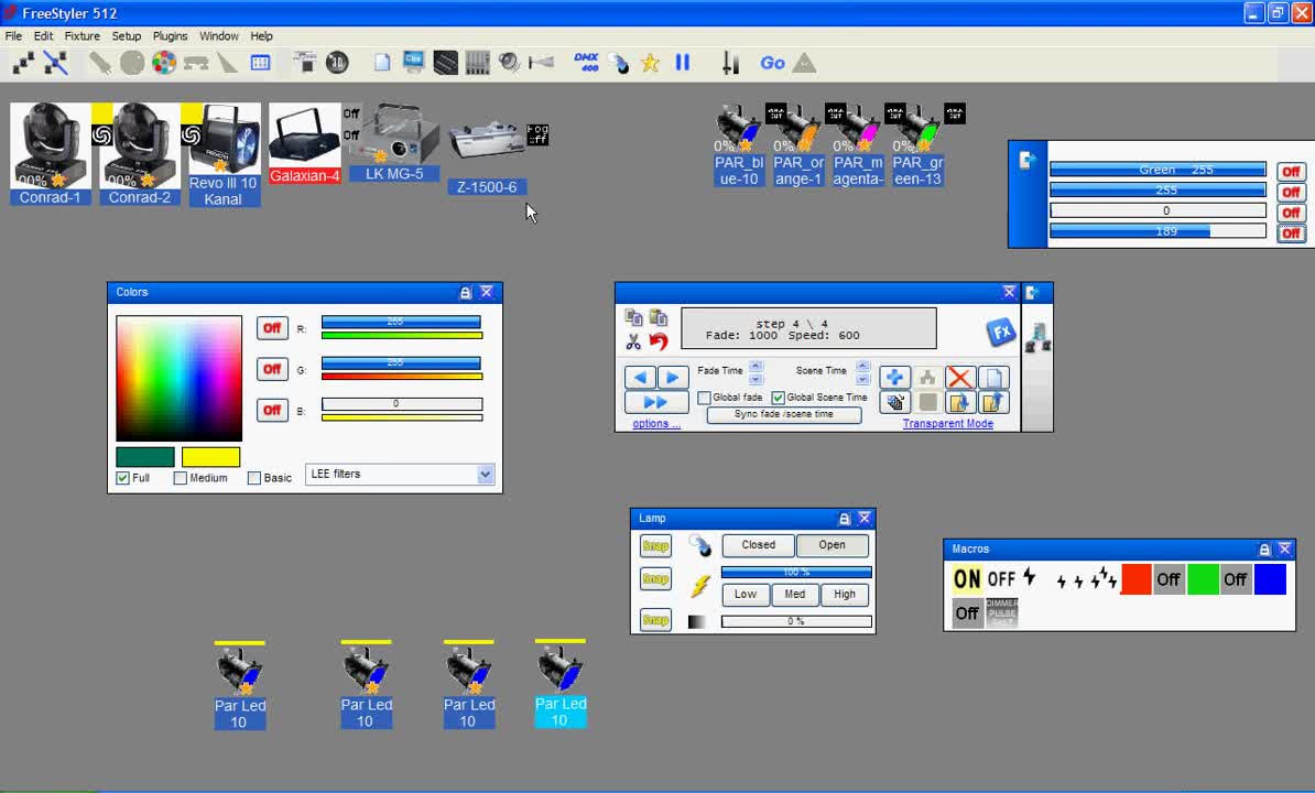 Freestyler 3.2.1. Tool zum lernen für Cues DMX USB auf XLR für Lichsteuerung mit PC Oder Notebook