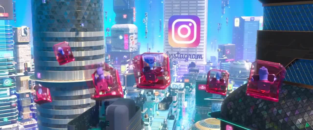 Ralph breaks the internet Ralph makes youtube videos scene