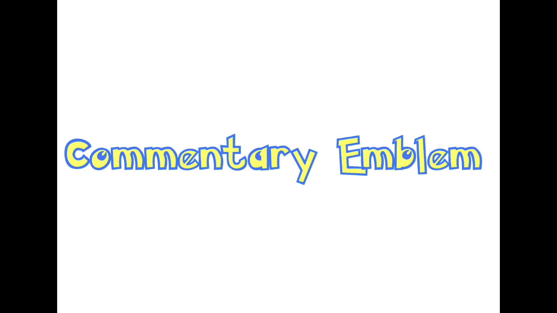 (Canceled) Commentary Emblem - Intro (Mario Paint - Creative Excercise) (Audio)