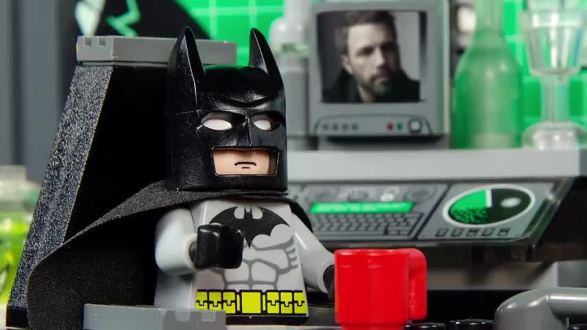Lego Batmans Reaction to Ben Afflecks Casting