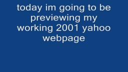 Yahoo 2001 preview on (windows xp hardware)