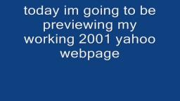 Yahoo 2001 preview on (windows xp hardware)