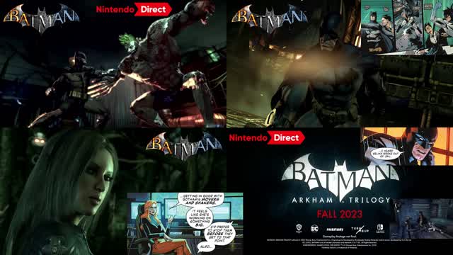 Batman: Arkham Trilogy (NIntendo Switch) [Nintendo Direct Sneak Preview Trailer]
