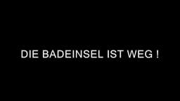 Die Badeinsel ist weg