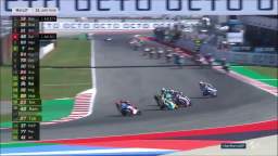 Spikes Backup triggers a Moto3 crash on his birthday
