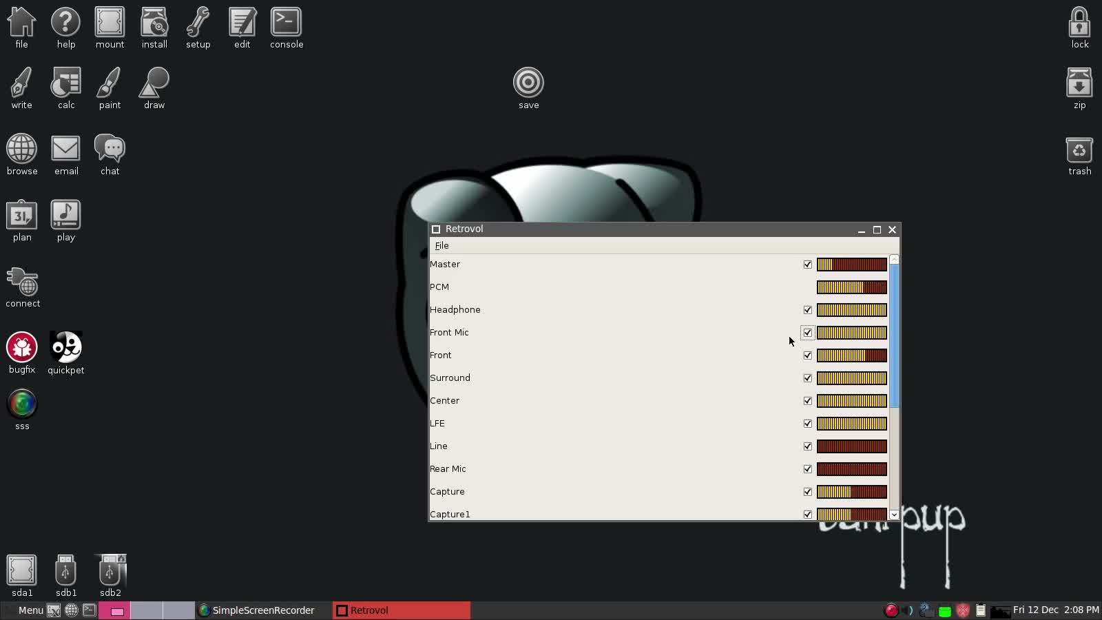 how to get audio recording working on puppy linux how to get audio recording working on puppy linux