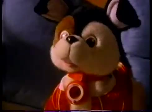 Toby Terrier And His Video Pals Toy Ad 1997 With a VHS Tape