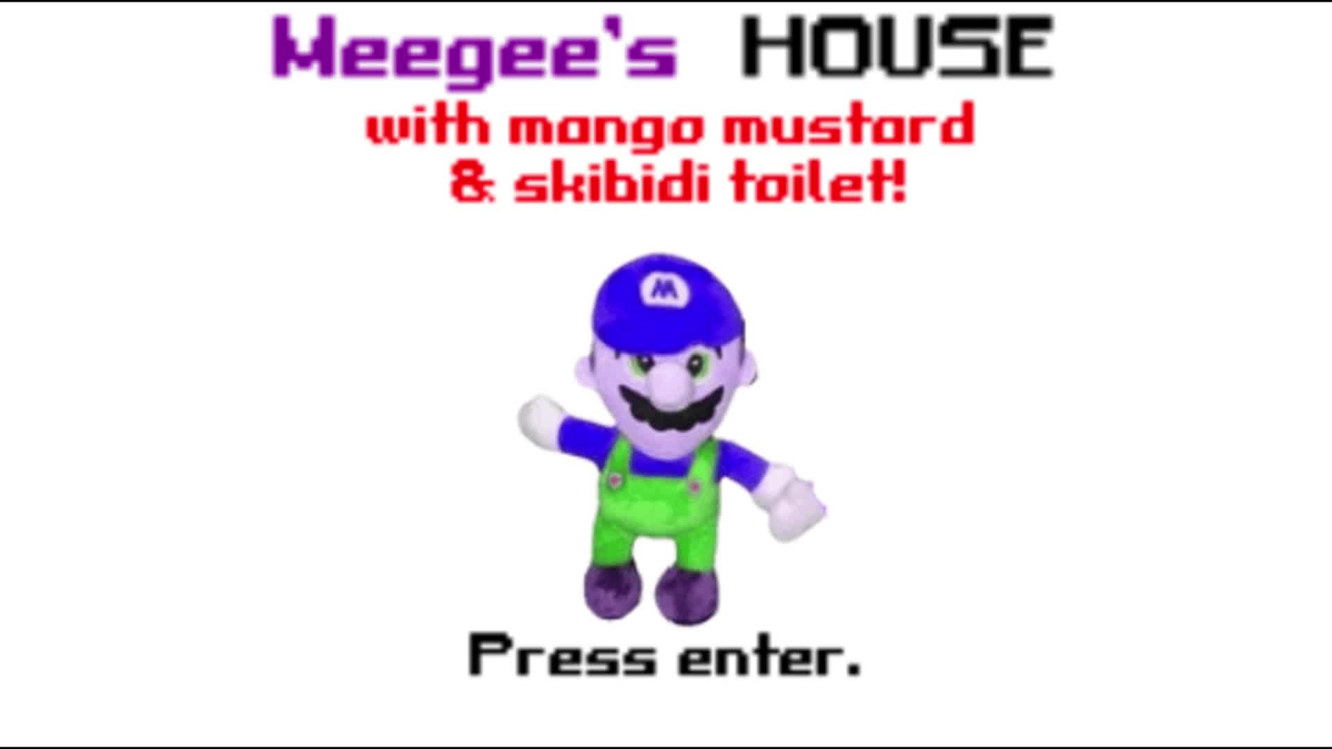 Meegee's House with Mango Mustard & Skibidi toilet trailer!