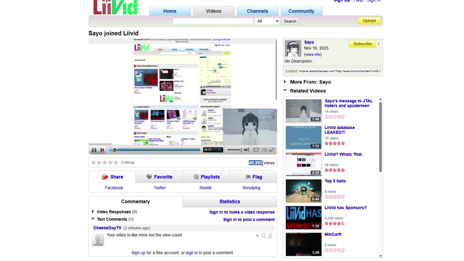 DAMN Sayo's video got insanely popular
