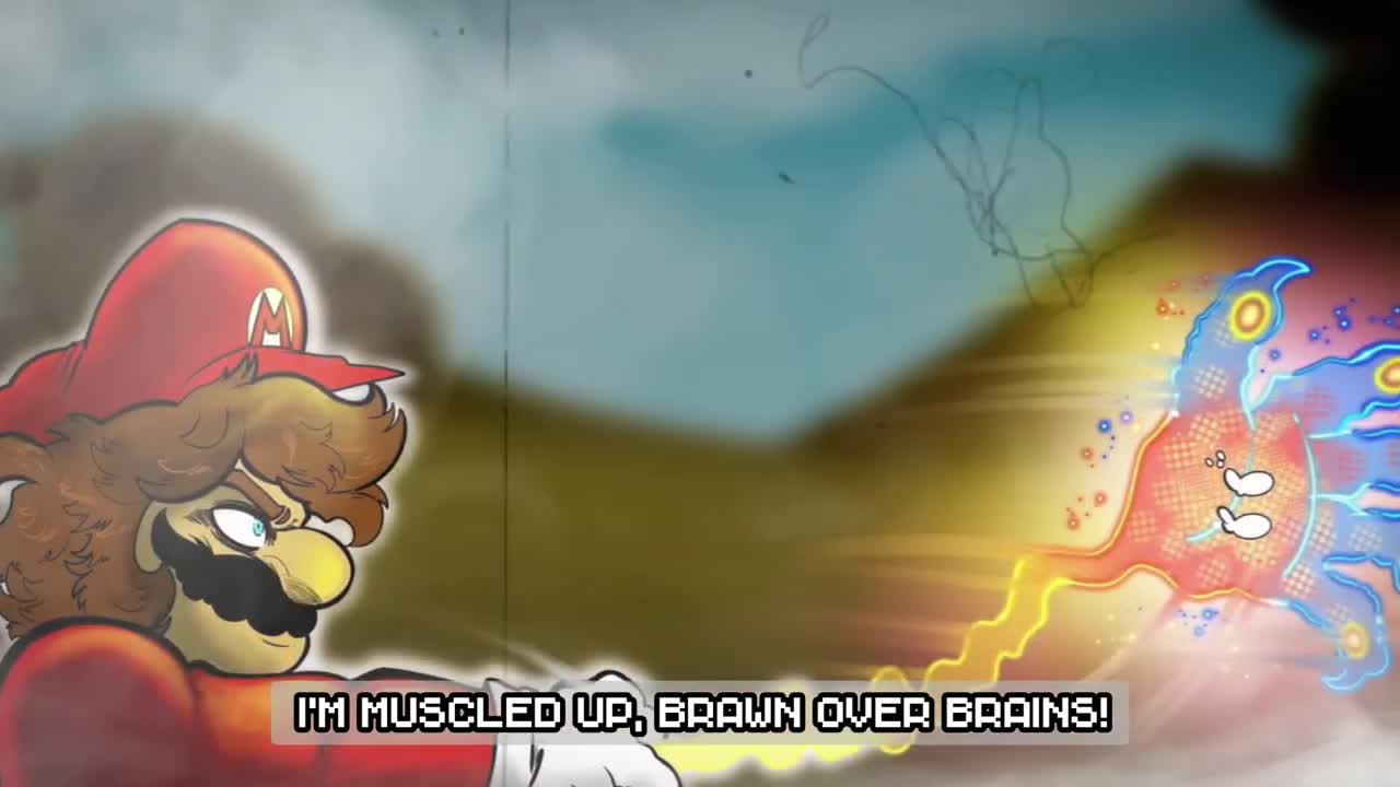 [SUPER PAPER MARIO Musical Bytes Fan Music Video] O'Chunks Warrior
