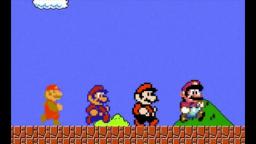 8-bit Mario lineup