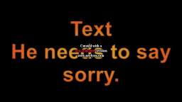 SAPPHIREBLUE NEEDS TO SAY SORRY