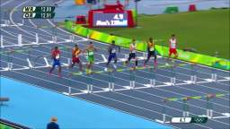 John Buhl hits the hurdle and falls like a moron