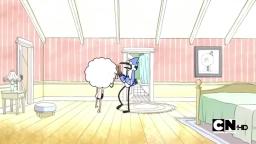 Mordecai sees Pops naked