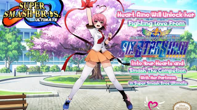 Heart Aino for Super Smash Bros Ultimate Fan Made Custom Wallpaper