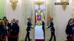 The solemn ceremony of Vladimir Vladimirovich Putins inauguration as President of the Russian Feder