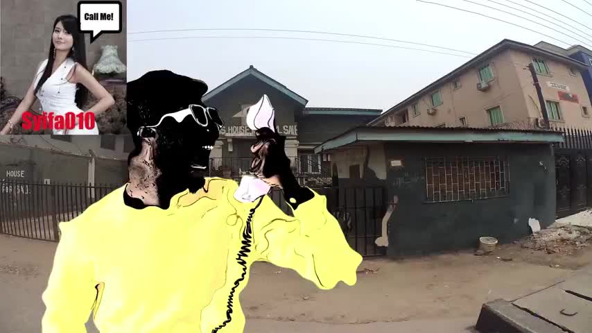 African man calls Syifa's phone number
