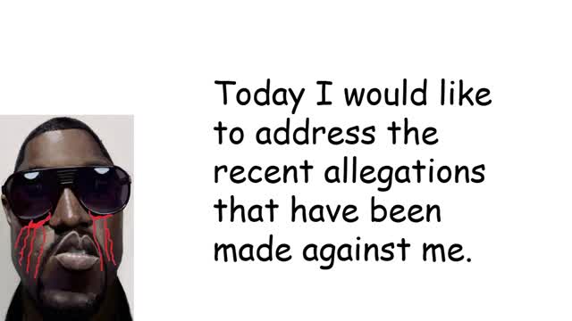 Addressing the recent allegations against me.