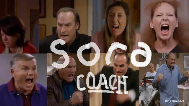Coach Funny Jokes Rage Party AI Sora