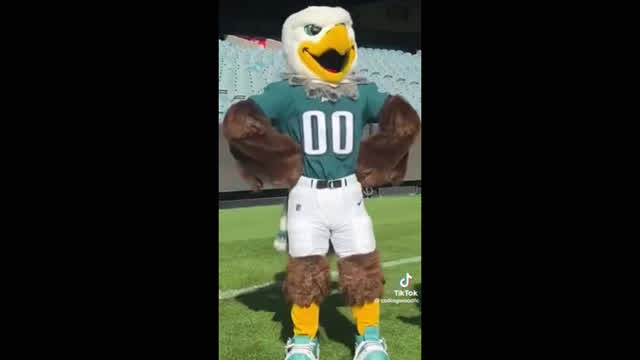 Swoop Mascot Eagle 🦅 Plays Football 🏈