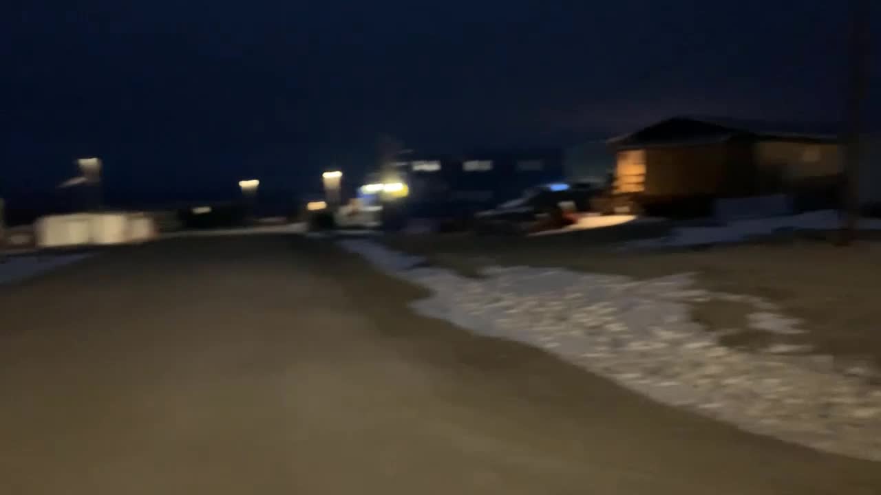 Walking Around Town At Night!