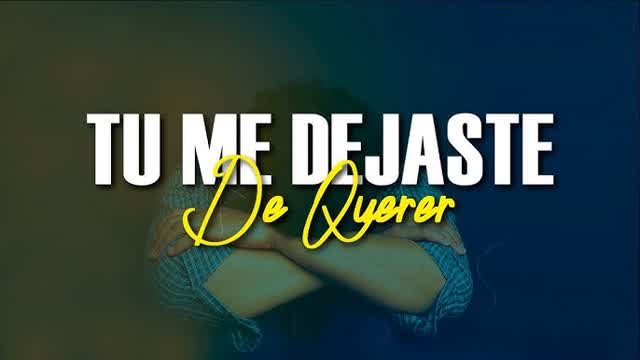 TU ME DEJASTE DE QUERER - Elias Ayaviri Ft. Karen Mendez (Letra_Lyrics)