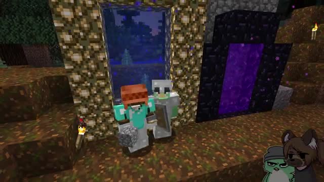 Ferram y Hallow mueren van al cielo y vuelven a morir en Minecraft Ferram y Hallow mueren van al cielo y vuelven a morir en Minecraft