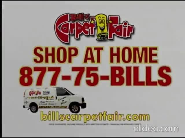 Bill's Carpet Fair Shop At Home $100 Lowest Price Guarantee