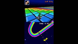 Mario Kart DS Random Hack Classic SNES Rainbow Road