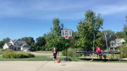 playig basetball with my coisons and my bro and my firiends