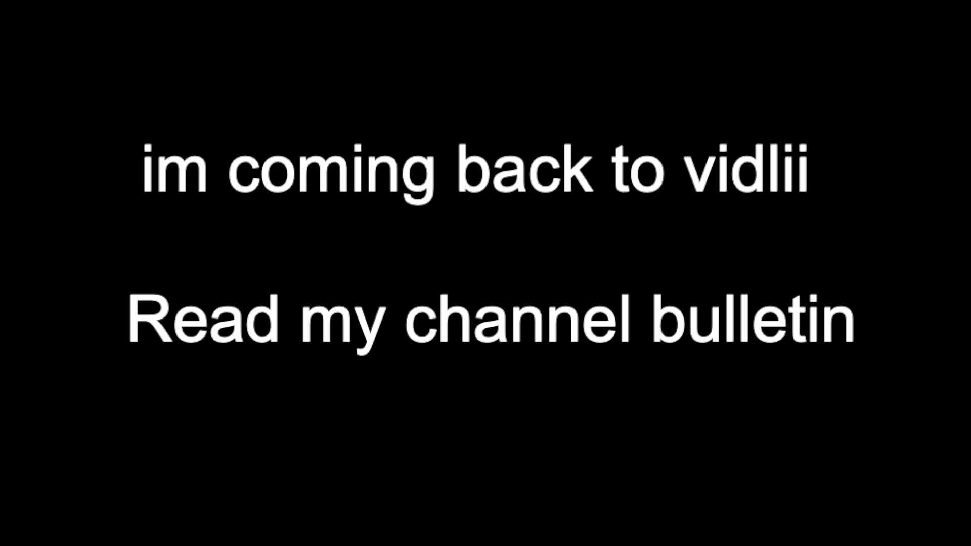 Im coming back to vidlii. but at what cost.