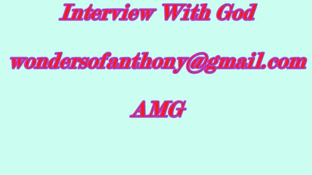 Interview With God Introduction