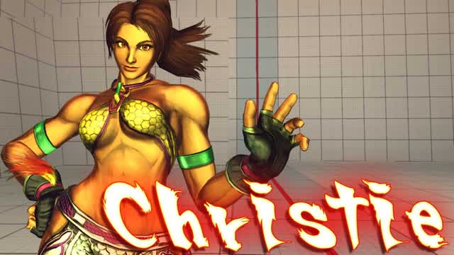 Street Fighter X Tekken - Christie (Intro & Win Poses)