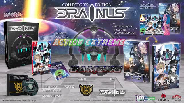 Drainus (Nintendo Switch) [Strictly Limited Games] Retail Collection Trailer