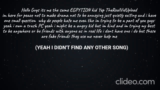 im here to make peace (plz listen to me for a sec) therealvidupload