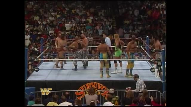 Survivor Series 1989 - 4 vs. 4 Elimination Tag Team Match Survivor Series 1989 - 4 vs. 4 Elimination Tag Team Match