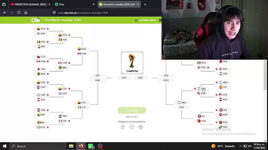 MI PREDICCIÓN PARA EL MUNDIAL 2026