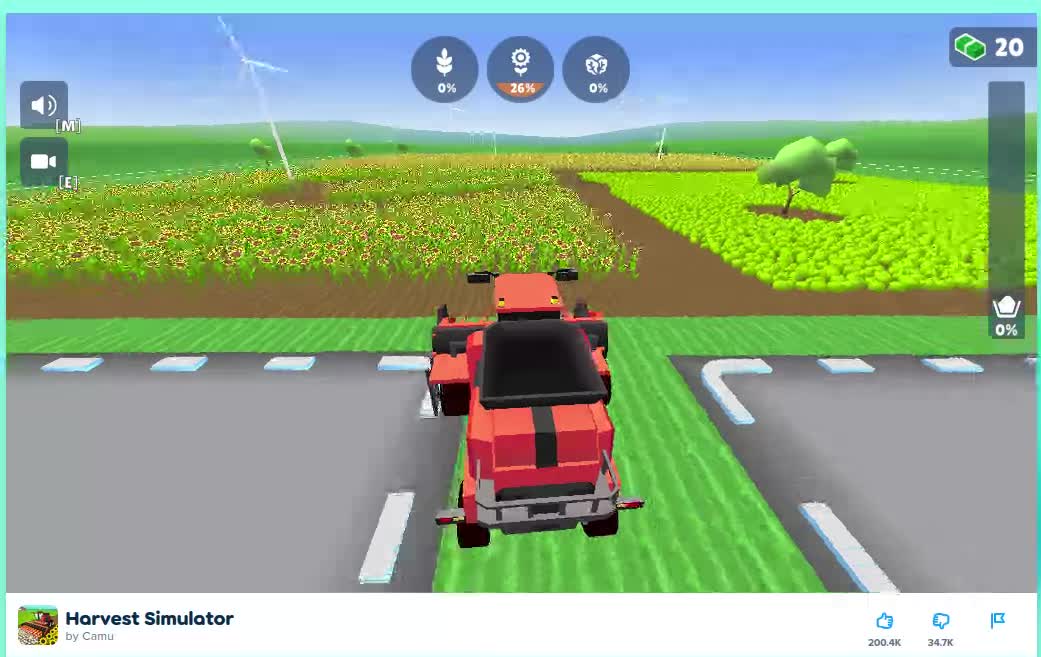 Playing Harvest Simulator