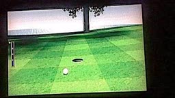 (VERY OLD VIDEO) Playing Wii Sports; Golf